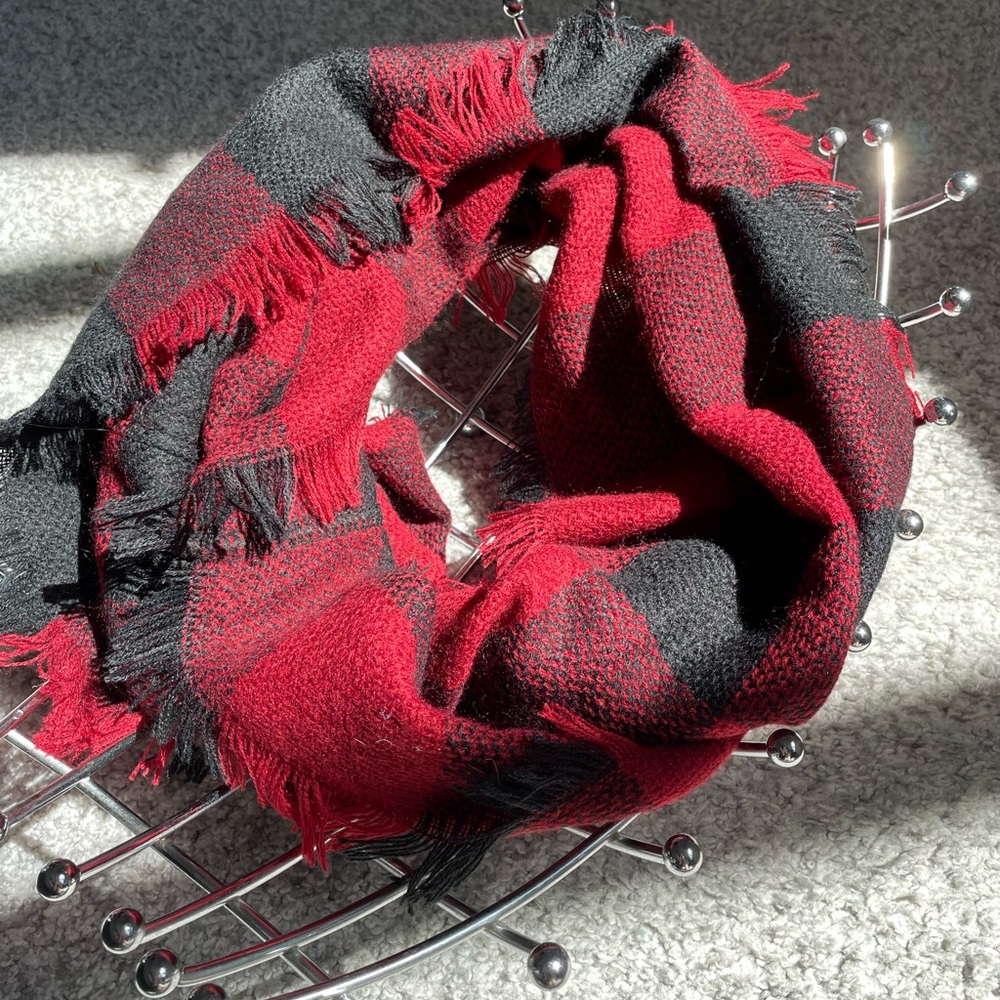 Buffalo check Infinity scarf